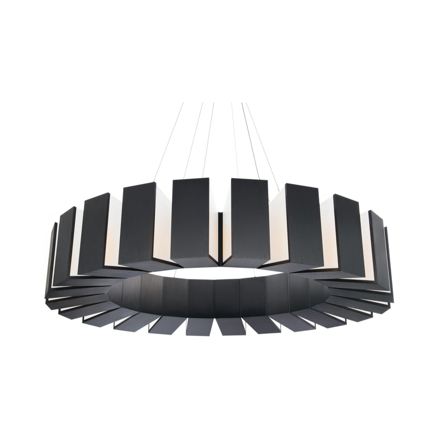 Chronos LED Pendant Light in Black (Large).