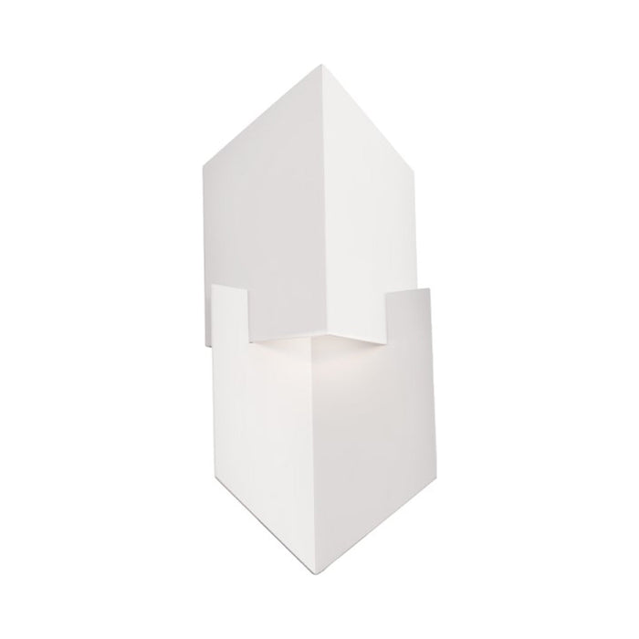 Cupid Outdoor LED Wall Light in White.