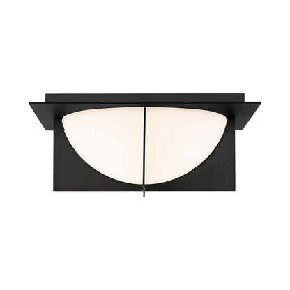 Echelon LED Flush Mount Ceiling Light in Black.