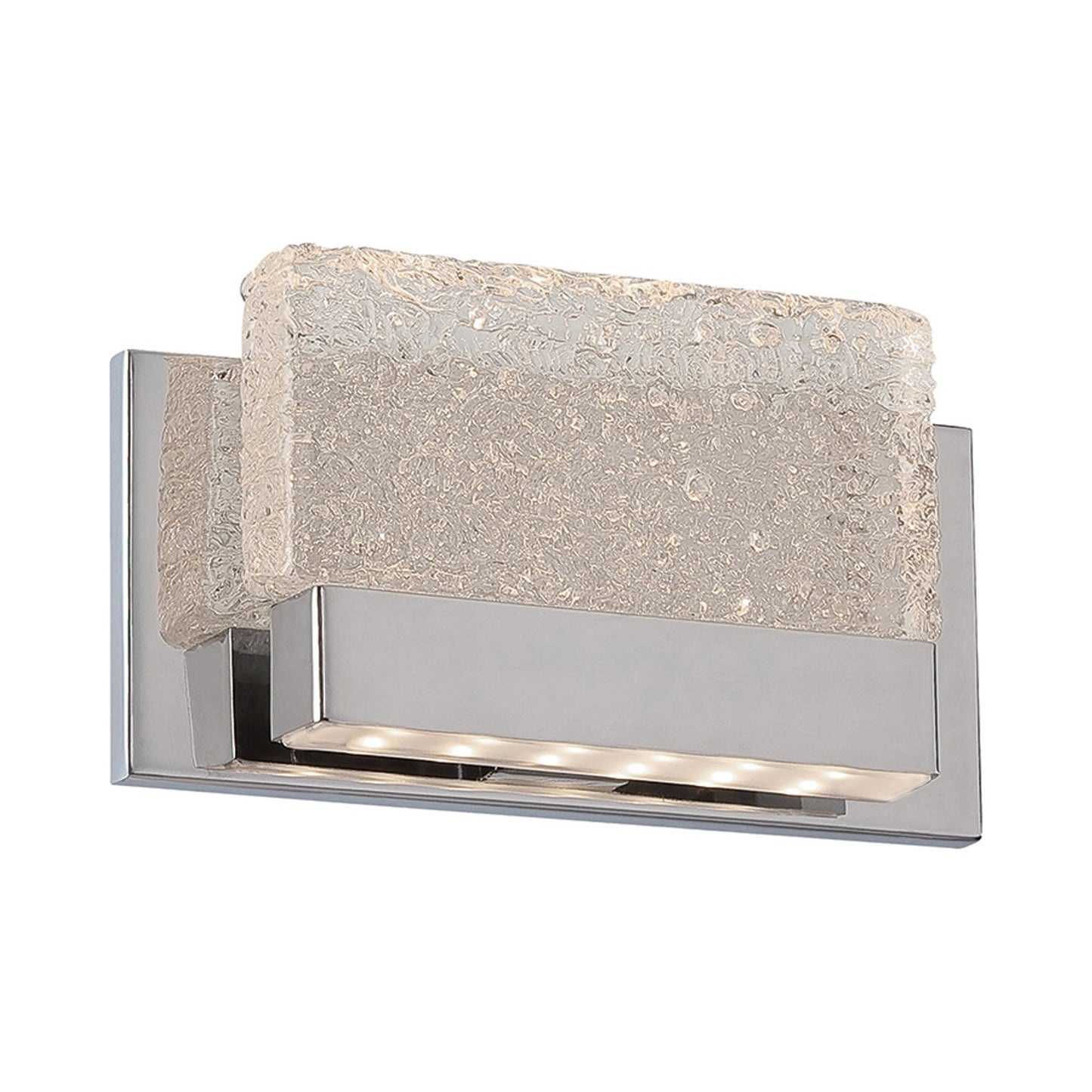 Glacier Three Light LED Bath Vanity Light in Small.