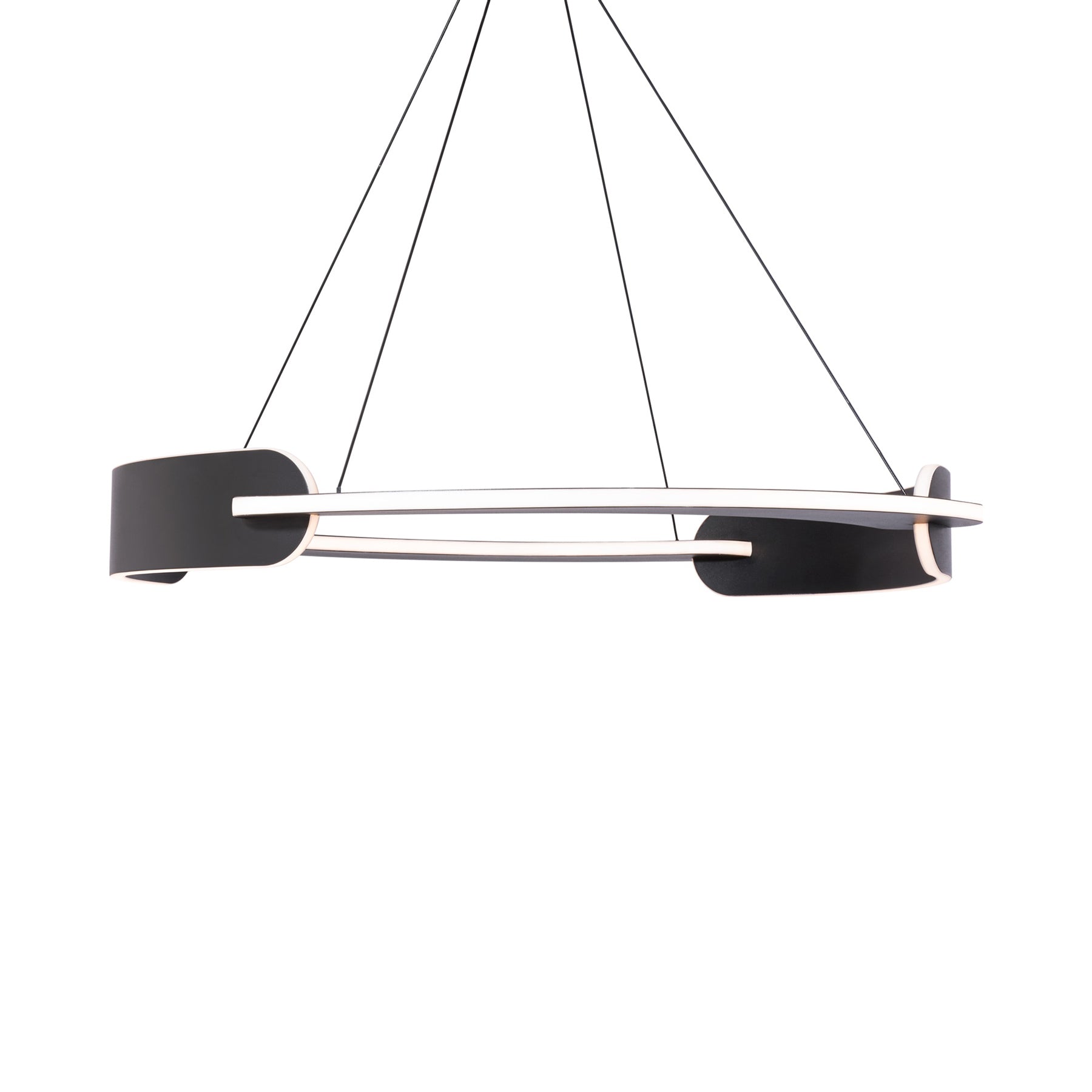 Ilios LED Chandelier in Black (Small).