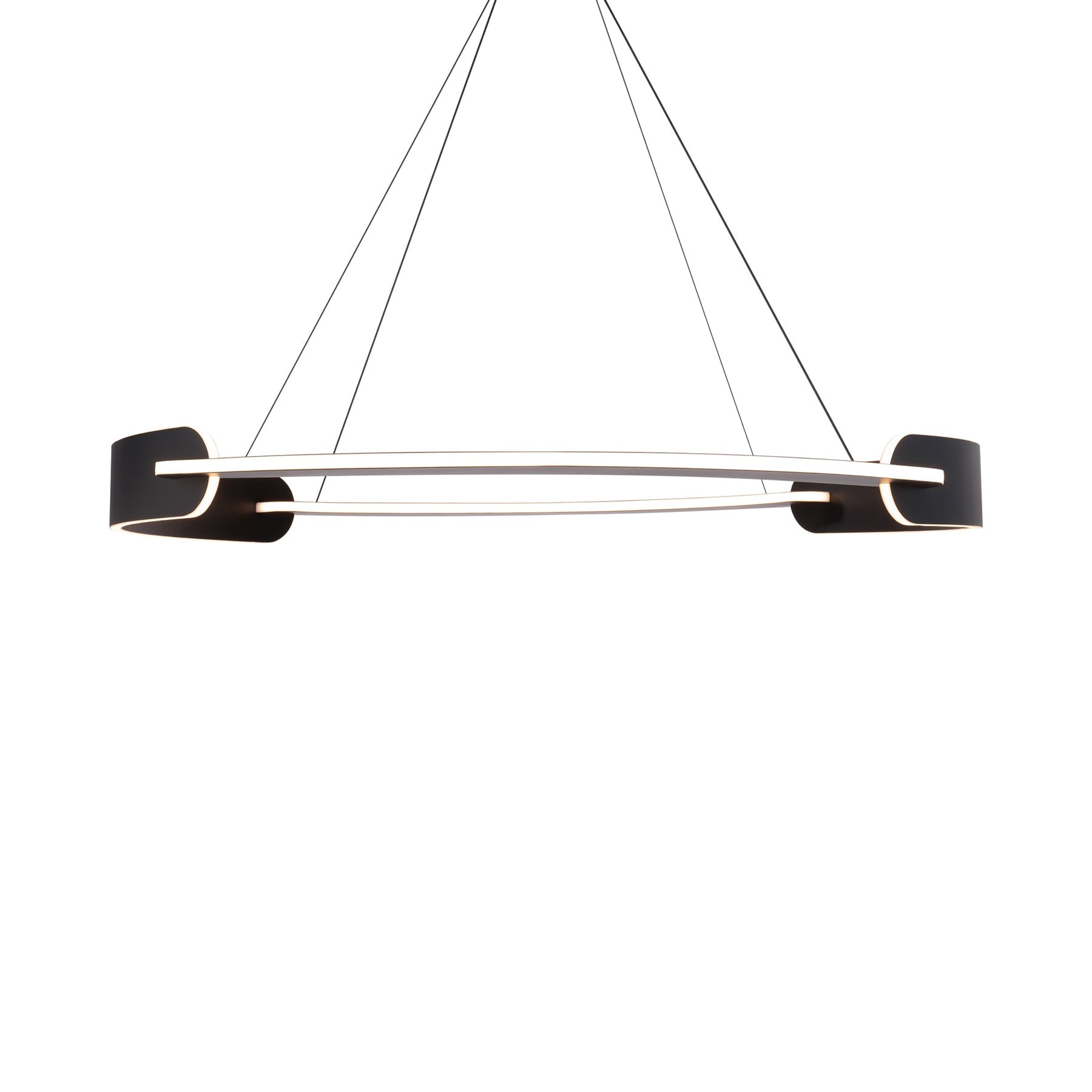 Ilios LED Chandelier in Black (Large).
