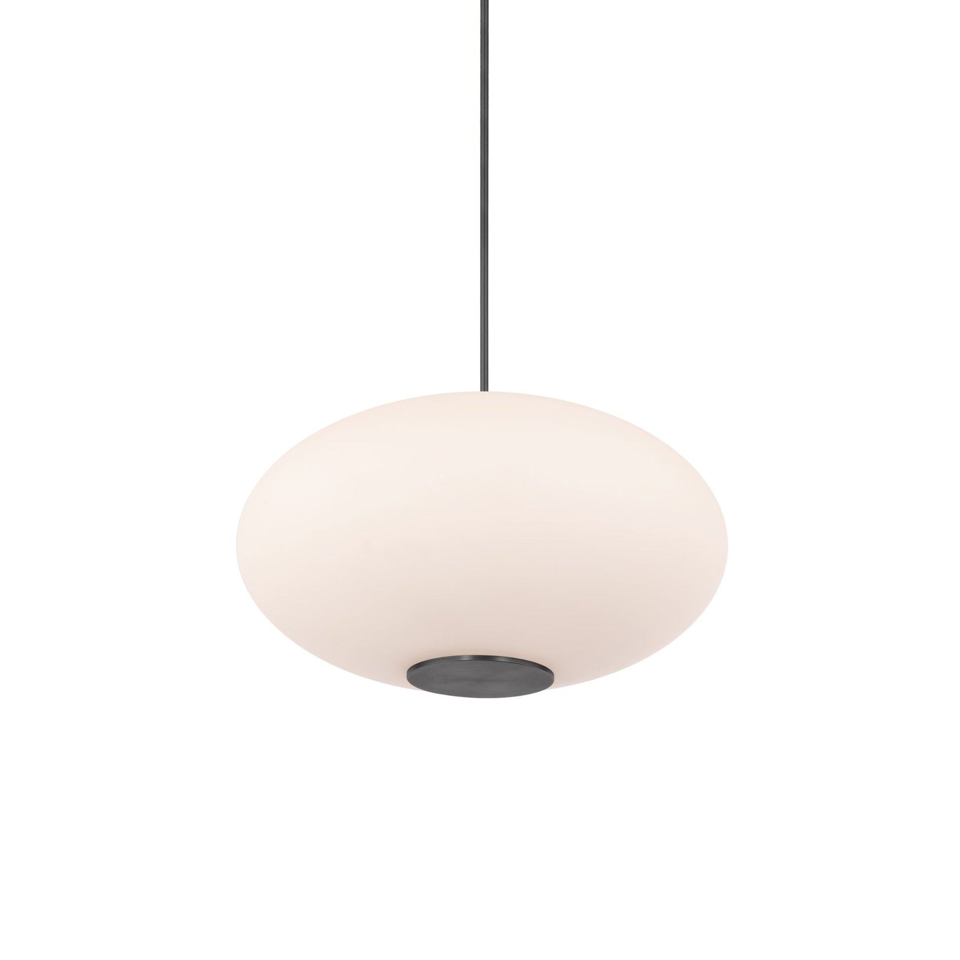 Illusion LED Pendant Light in Black (2700K/22-Inch).