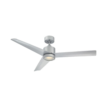 Lotus Smart LED Ceiling Fan in Titanium Silver.