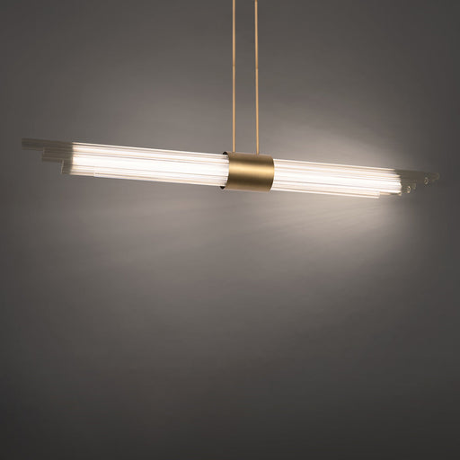 Luzerne LED Linear Pendant Light in Detail.