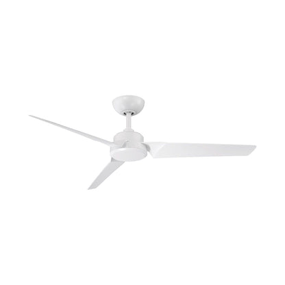 Roboto Smart Ceiling Fan in 52-Inch/Matte White.