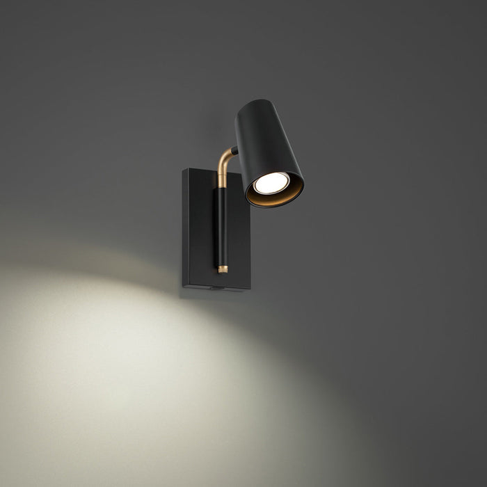 Stylus LED Adjustable Wall Light in Detail.
