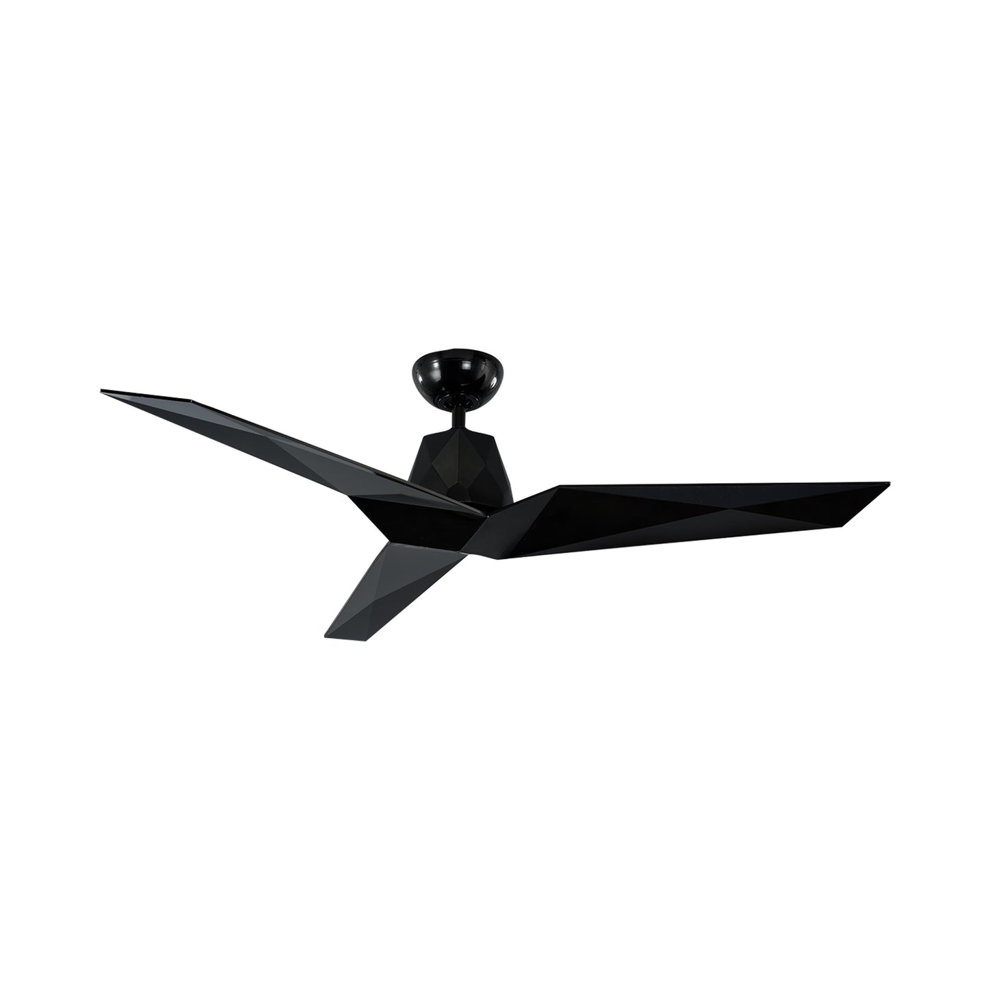 Vortex Smart Ceiling Fan in Gloss Black.