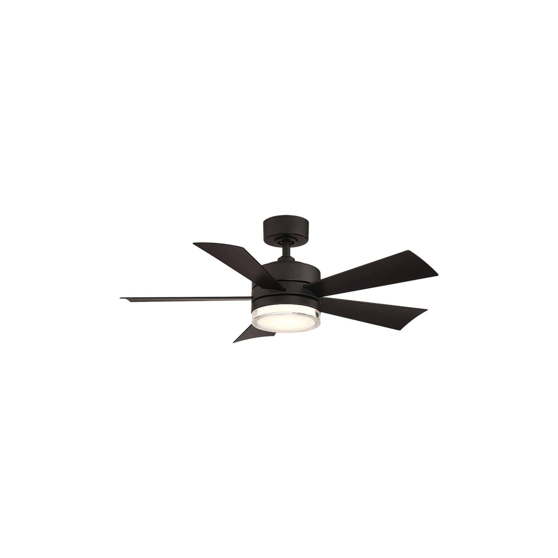 Wynd Smart LED Ceiling Fan in 42-Inch/Matte Black.