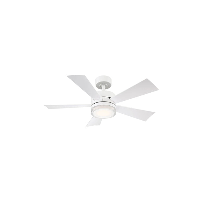 Wynd Smart LED Ceiling Fan in 42-Inch/Matte White.