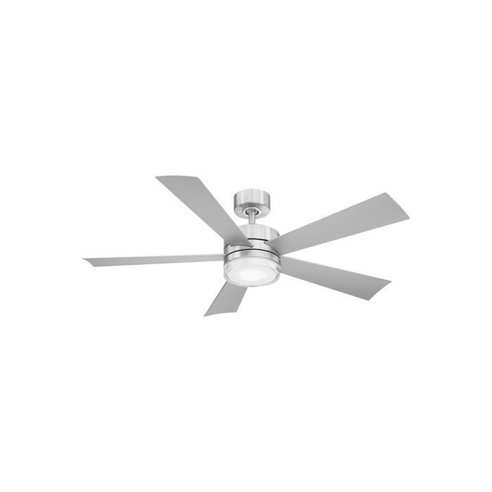 Wynd Smart LED Ceiling Fan in 52-Inch/Stainless Steel.