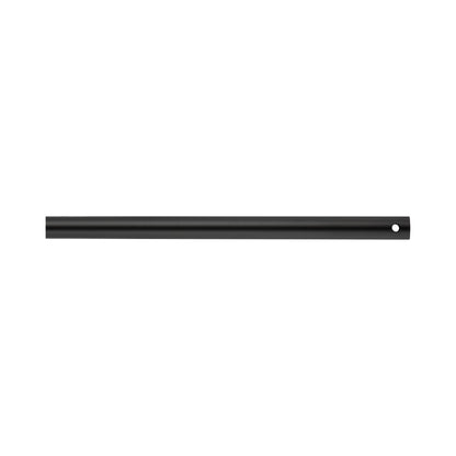 12-Inch Downrod in Matte Black.