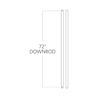 72-Inch Downrod - line drawing.