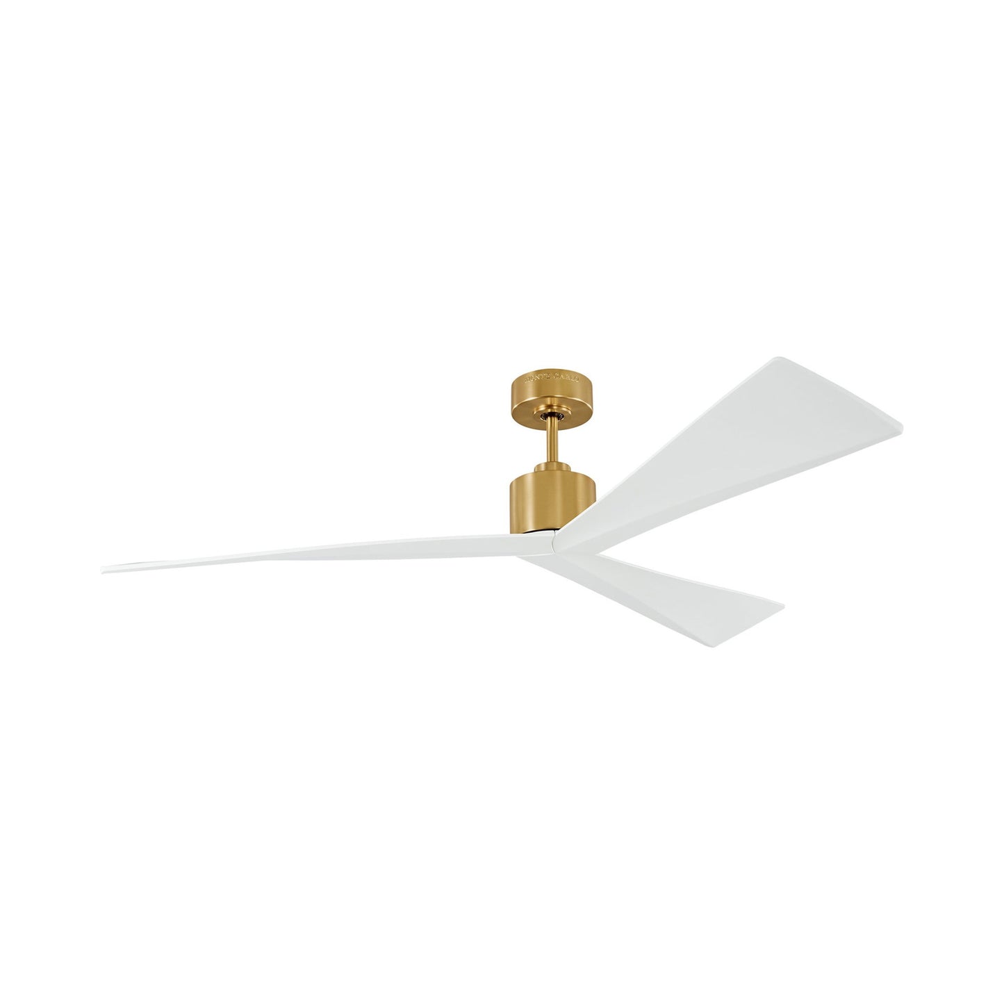 Adler Ceiling Fan in Burnished Brass (60-Inch).