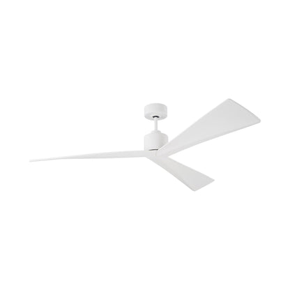 Adler Ceiling Fan in Matte White (60-Inch).