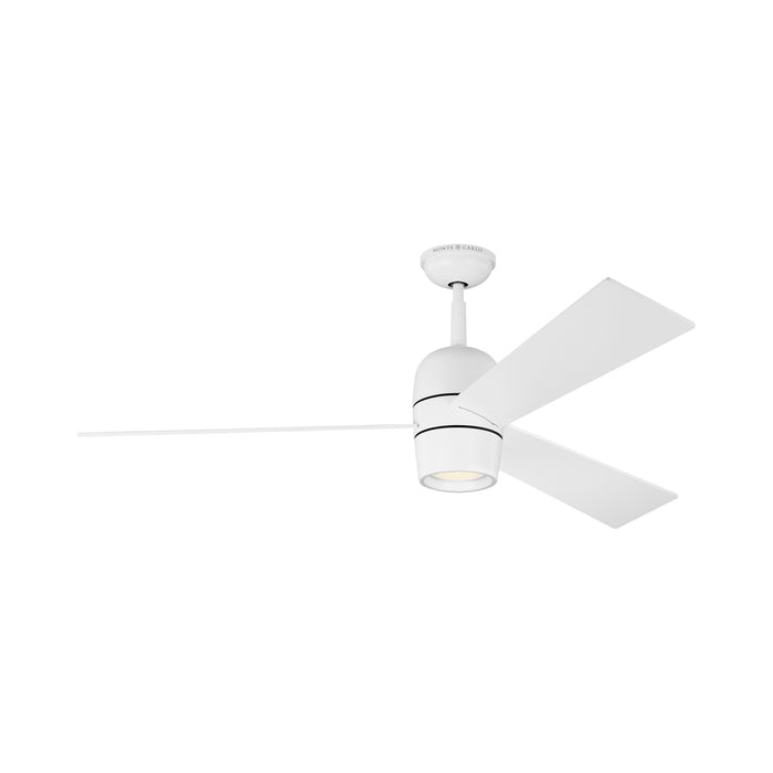 Alba LED Ceiling Fan in Matte White.
