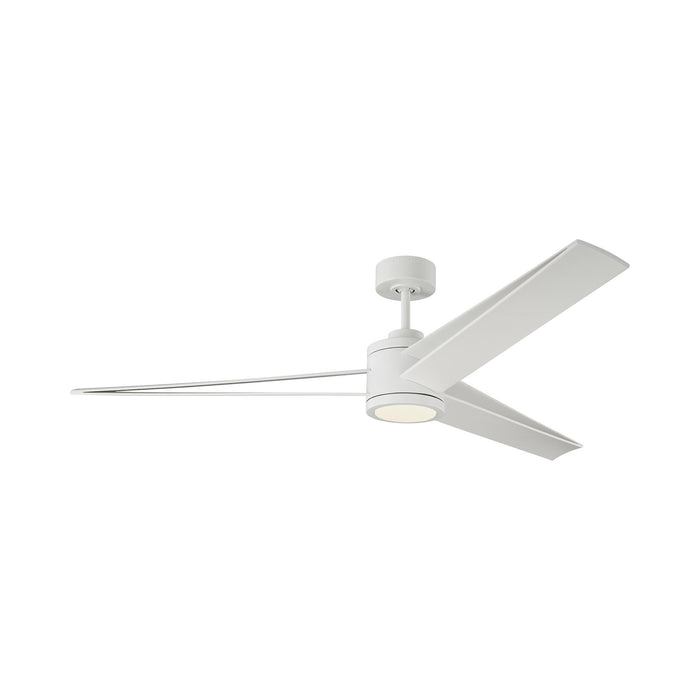 Armstrong LED Ceiling Fan in Matte White.