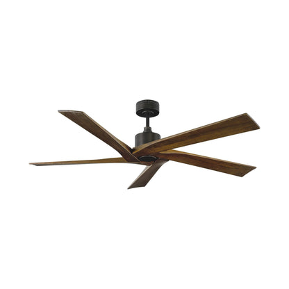 Aspen Ceiling Fan in Aged Pewter/Dark Walnut (56-Inch).