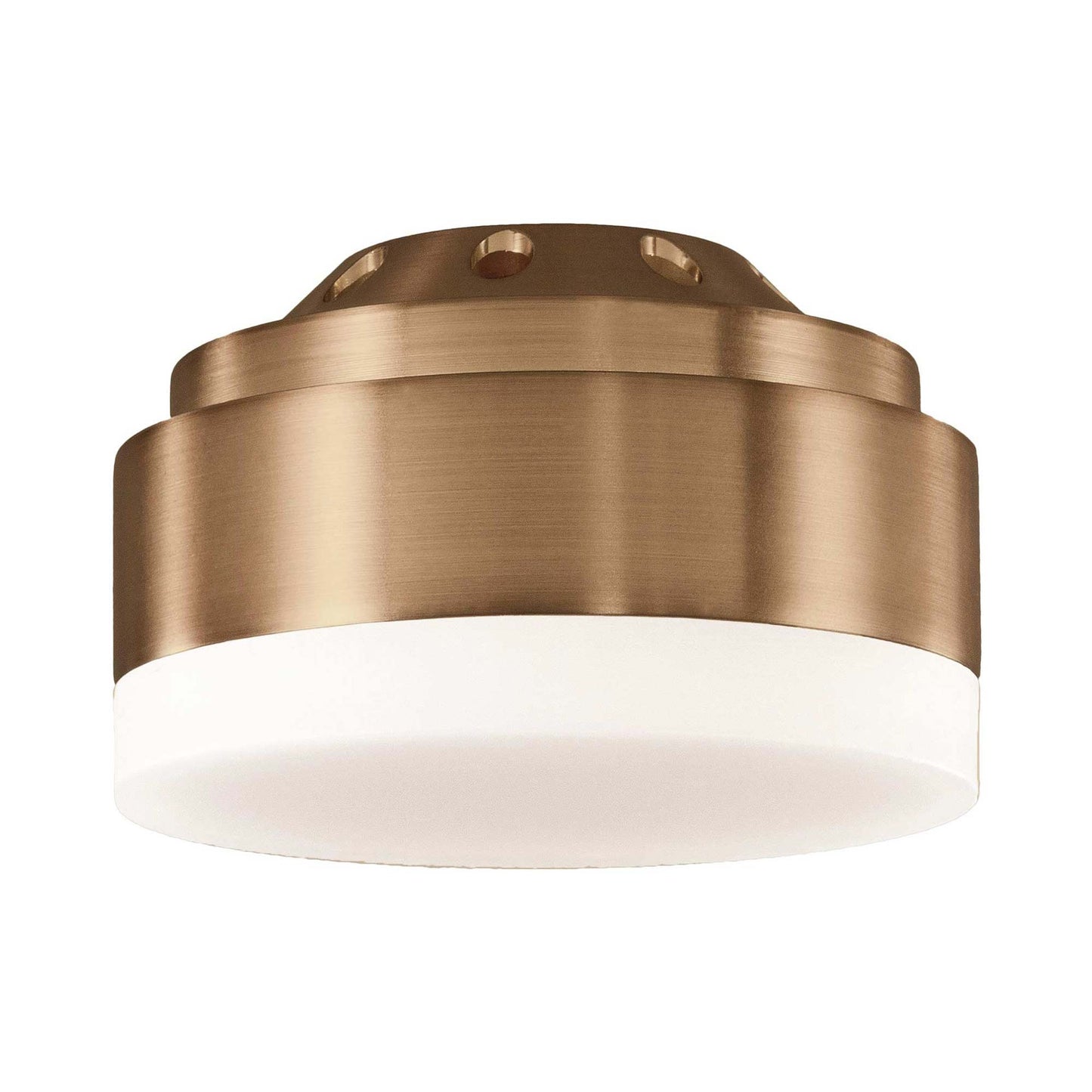 Aspen LED Light Kit in Burnished Brass.