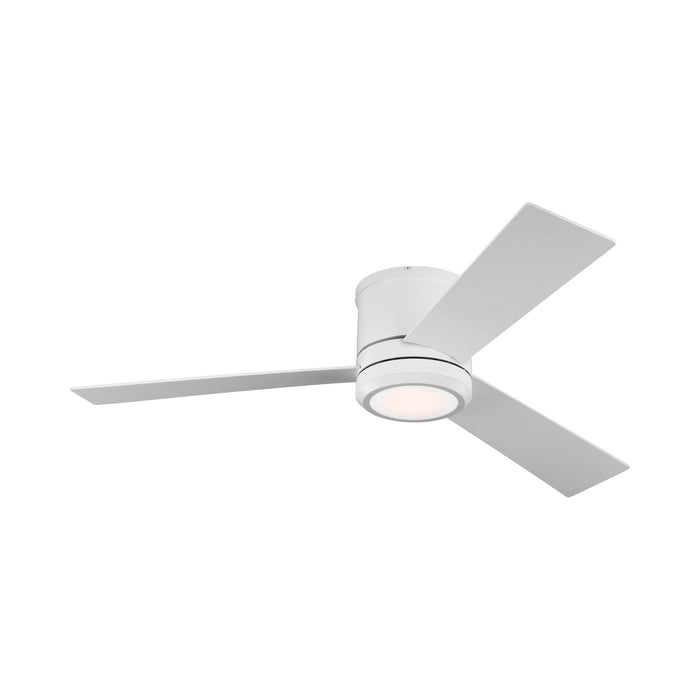 Clarity Max LED Ceiling Fan in Matte White.