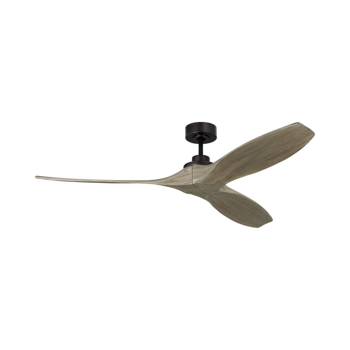 Collins Indoor / Outdoor Coastal Ceiling Fan in Aged Pewter/Light Grey Weathered Oak.