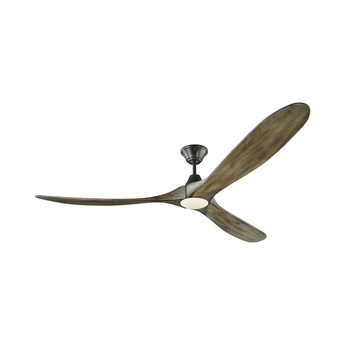 Maverick Max Ceiling Fan in Aged Pewter/Light Grey Weathered Oak (Light Kit Included).