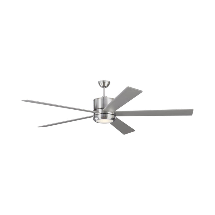 Vision LED Ceiling Fan in Brushed Steel (72-Inch).