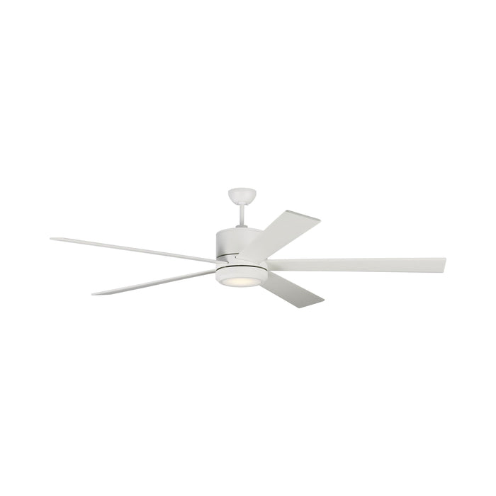 Vision LED Ceiling Fan in Matte White (72-Inch).