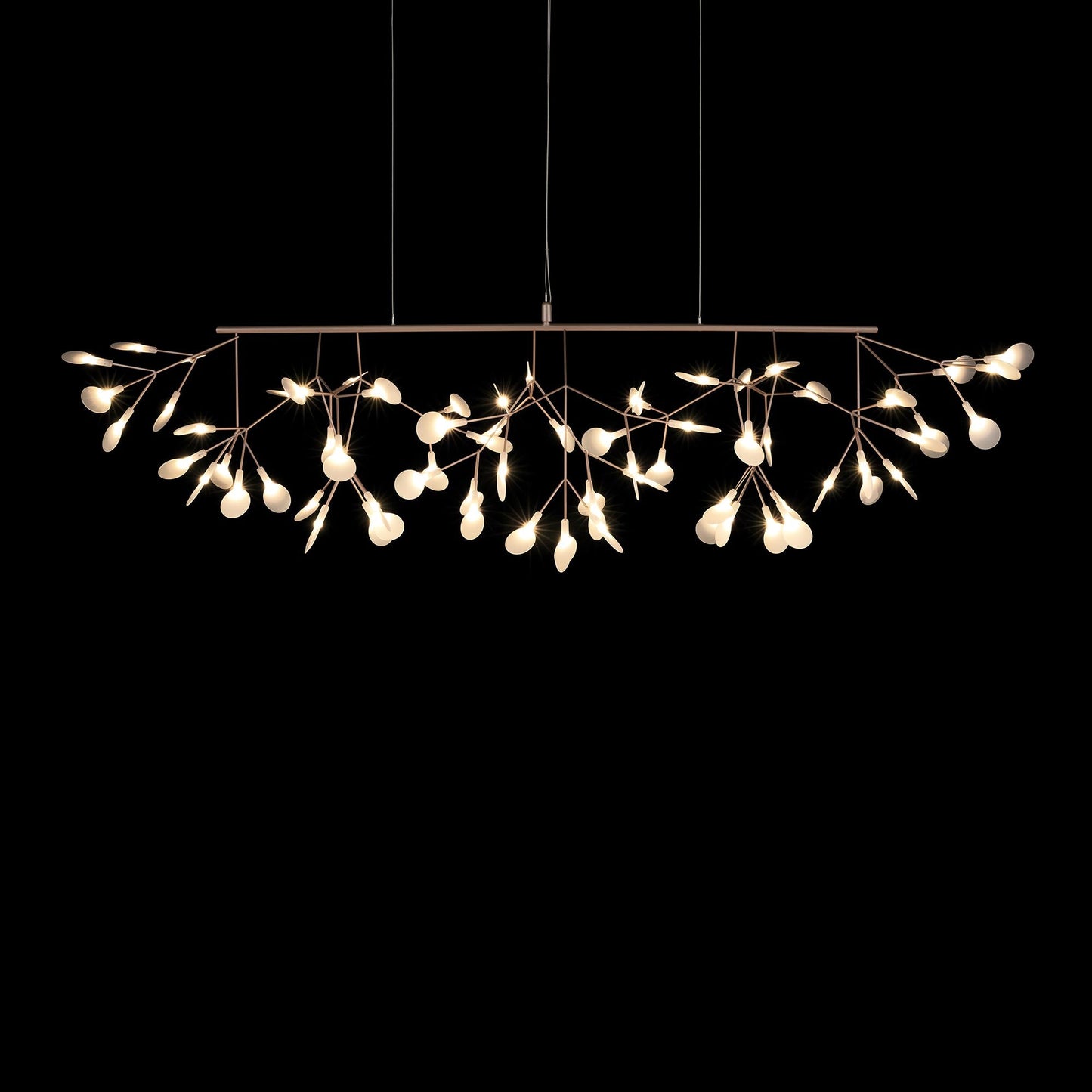 Heracleum III LED Linear Pendant Light in Detail.