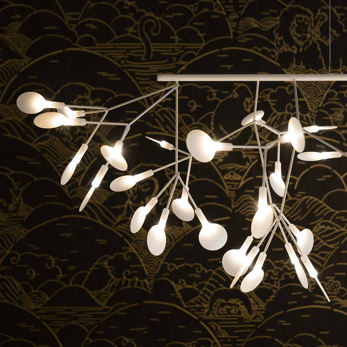 Heracleum III LED Linear Pendant Light in Detail.