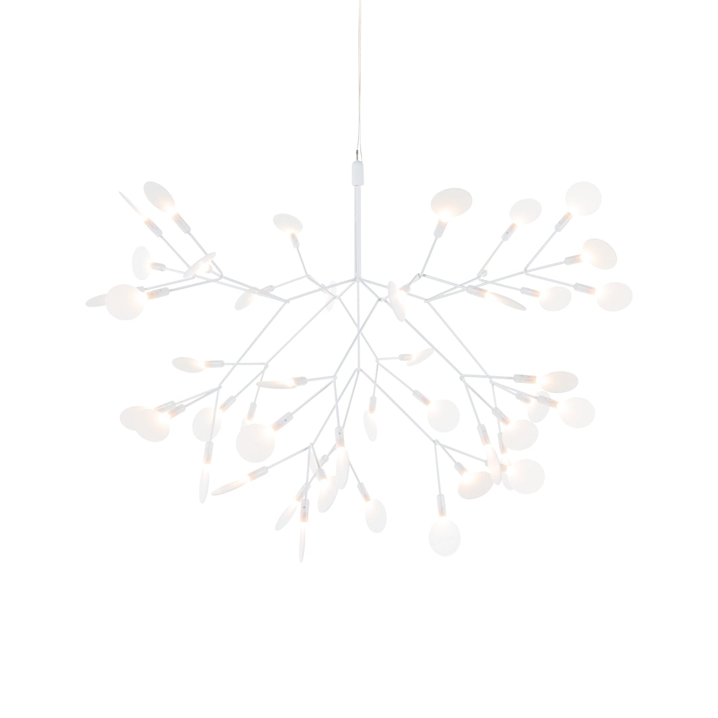 Heracleum III LED Pendant Light in White (Small).