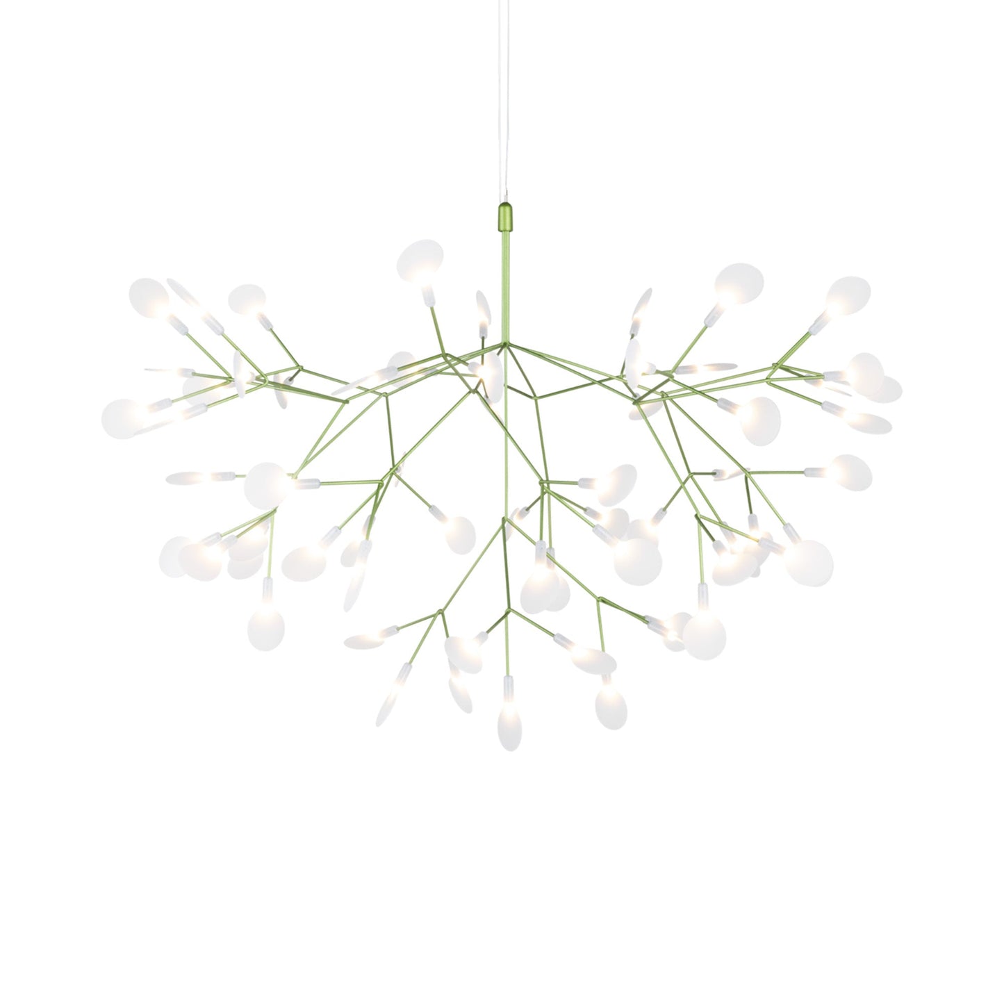 Heracleum III LED Pendant Light in Green (Large).