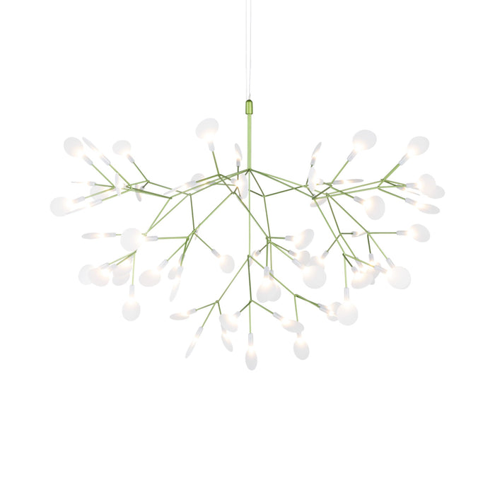 Heracleum III LED Pendant Light in Green (Large).
