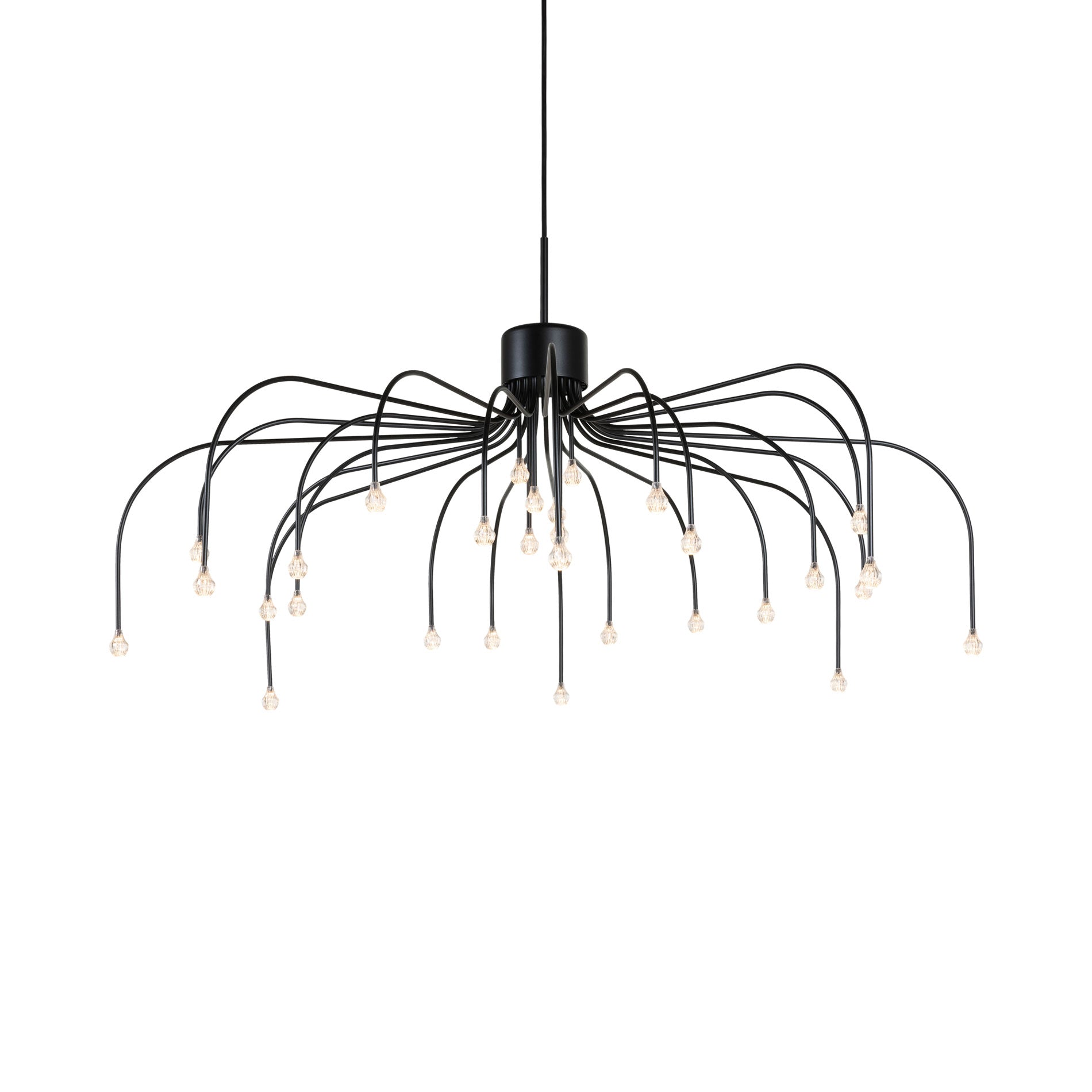 Starfall Light LED Chandelier in Detail.