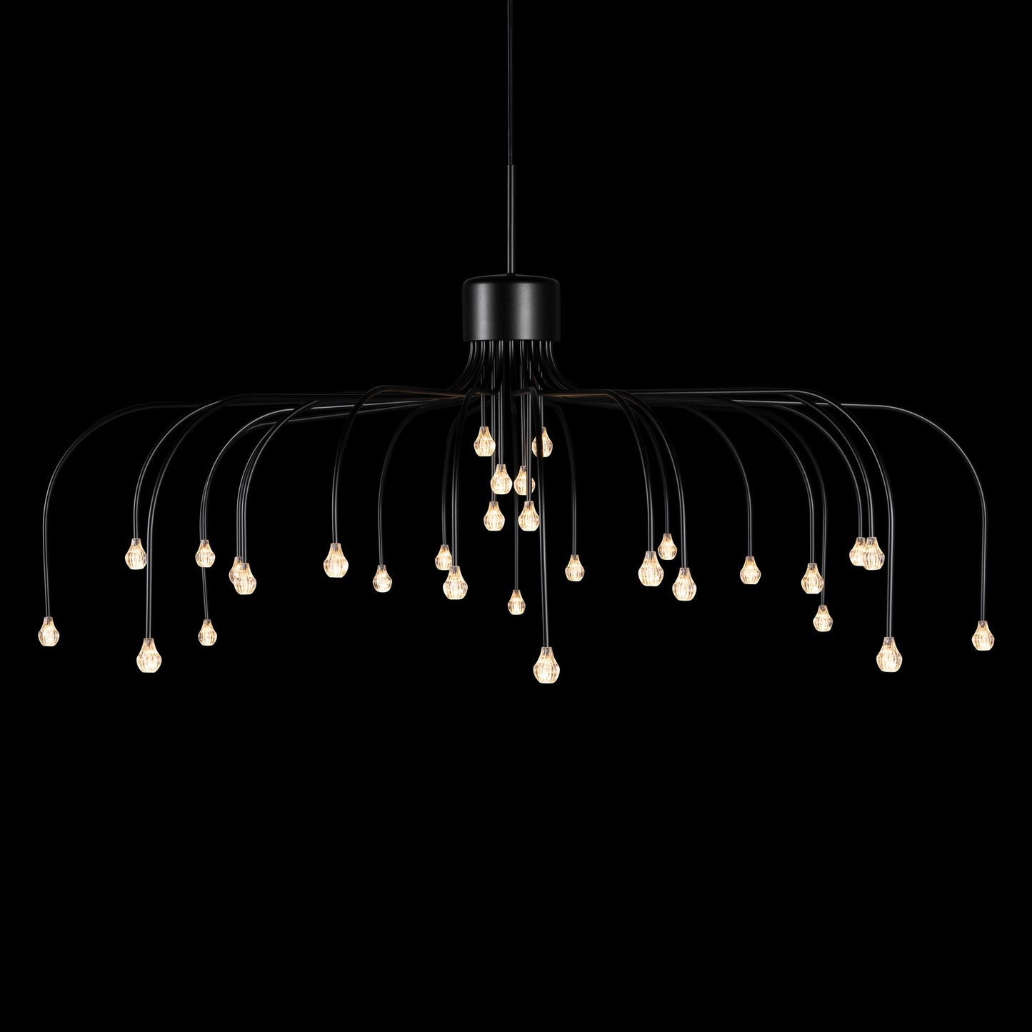 Starfall Light LED Chandelier in Detail.