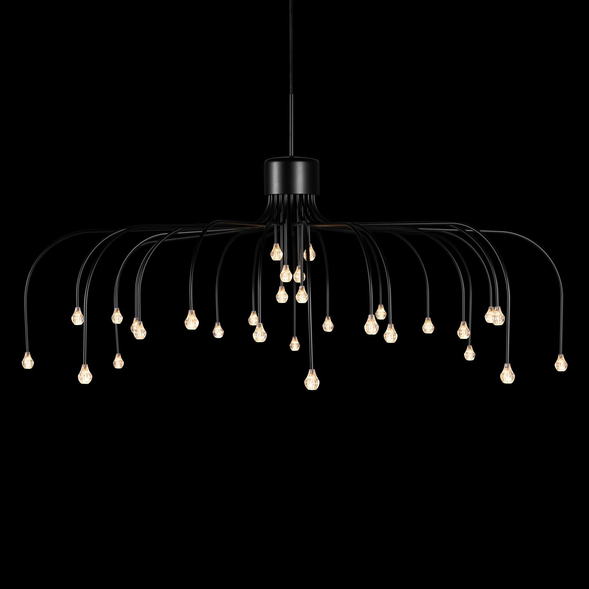 Starfall Light LED Chandelier in Detail.