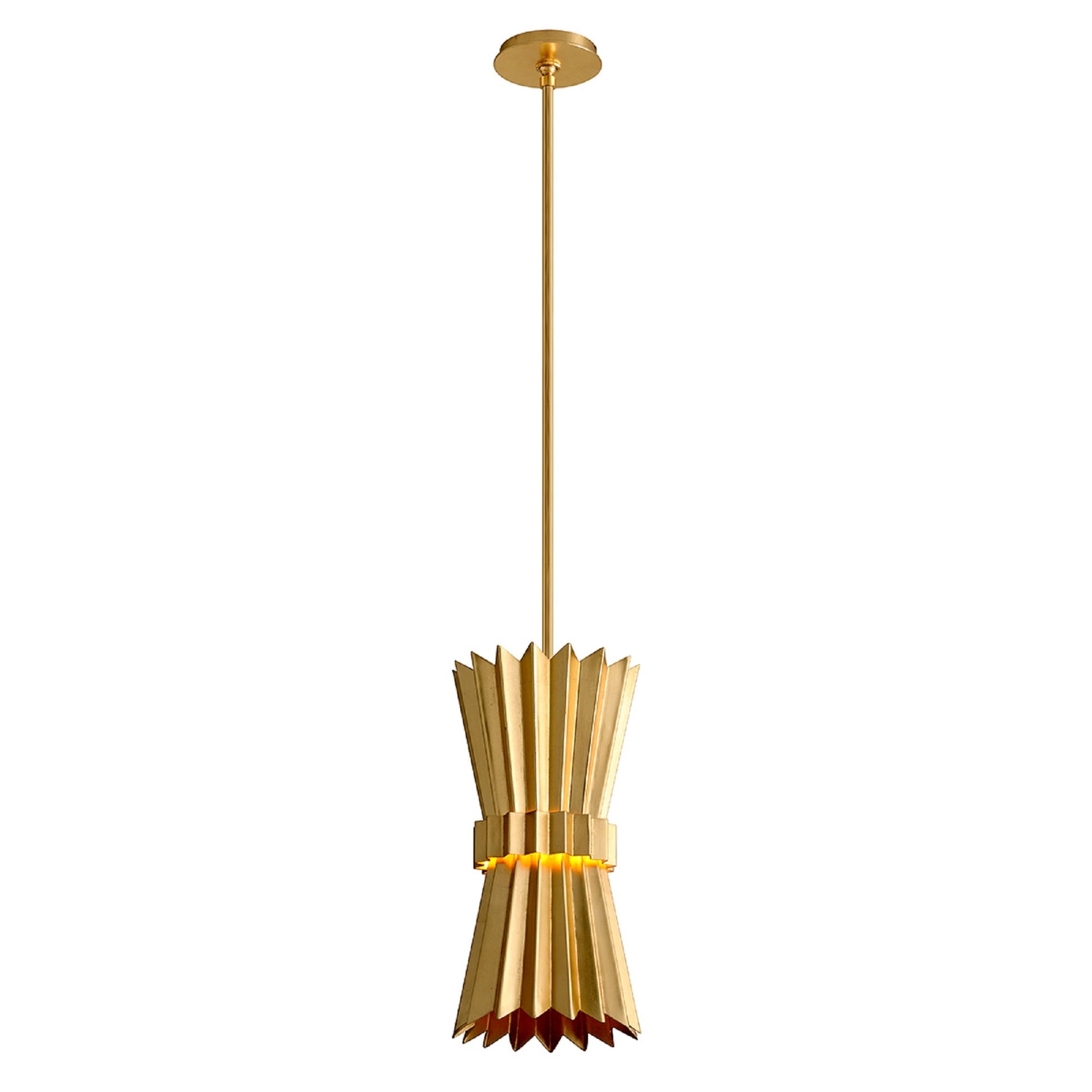 Moxy Pendant Light in Gold Leaf (Single).