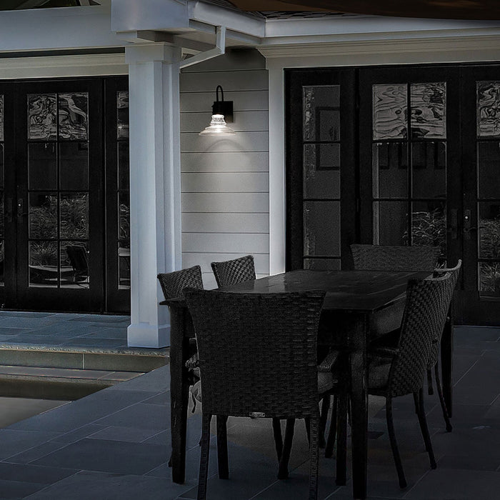 Nantucket Outdoor LED Wall Light in Outdoor Area.