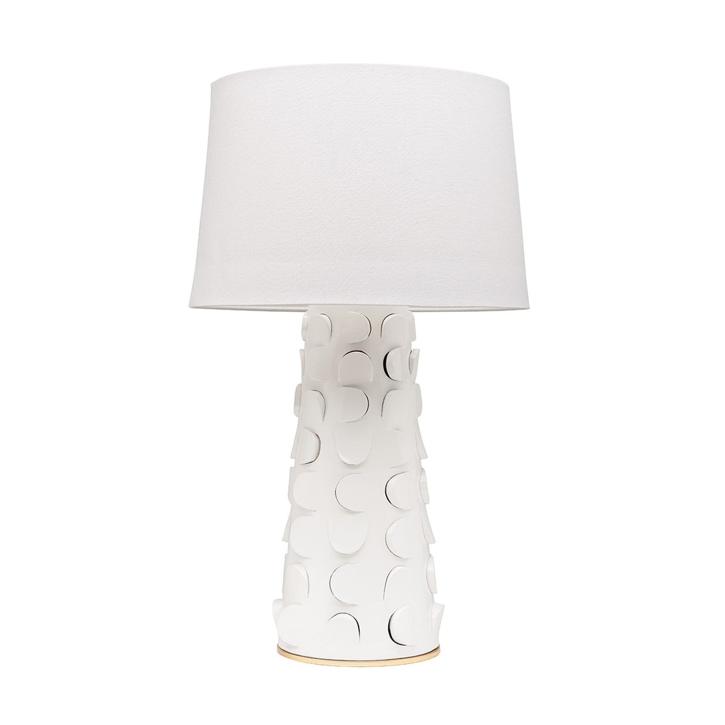 Naomi Table Lamp in White.