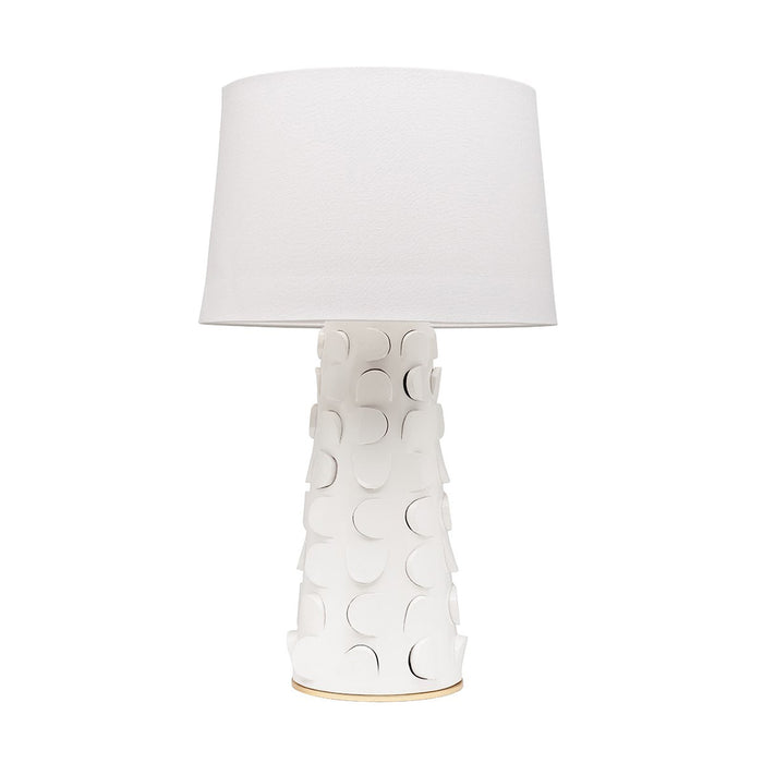 Naomi Table Lamp in White.