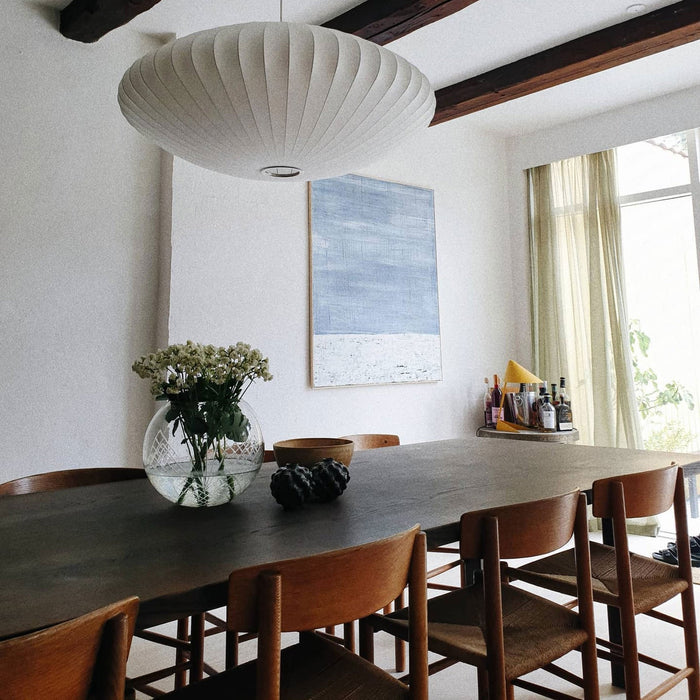 Nelson® Saucer Bubble Pendant Light In Use