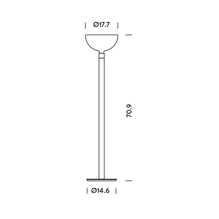 AM2Z Floor Lamp - line drawing.