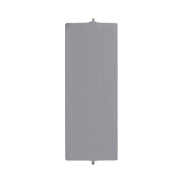 Applique A Volet Pivotant Double Wall Light in Aluminum Natural Anodized.
