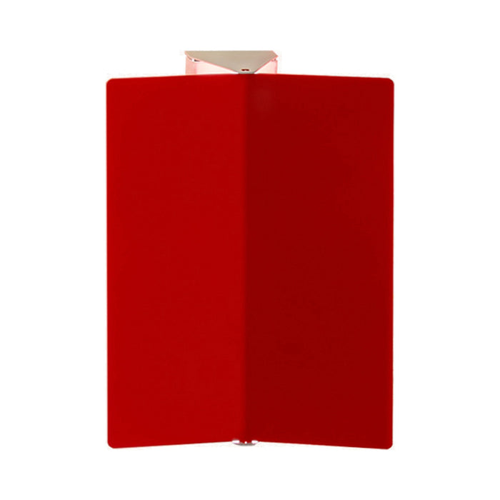 Applique A Volet Pivotant Pile Wall Light in Red.