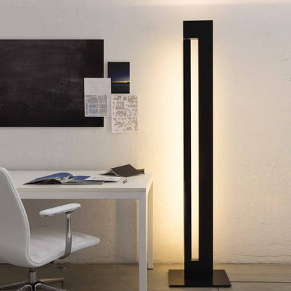 Ara LED Floor Lamp in living room.