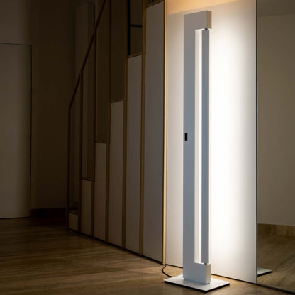 Ara LED Floor Lamp in living room.