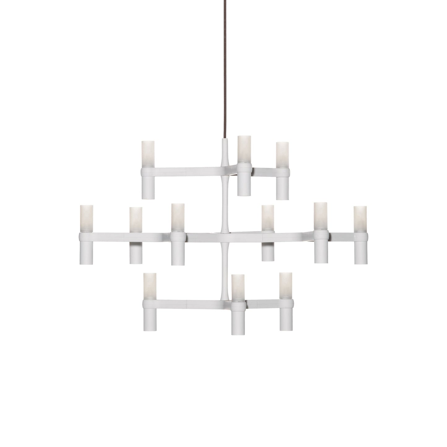 Crown Minor Pendant Light in White.