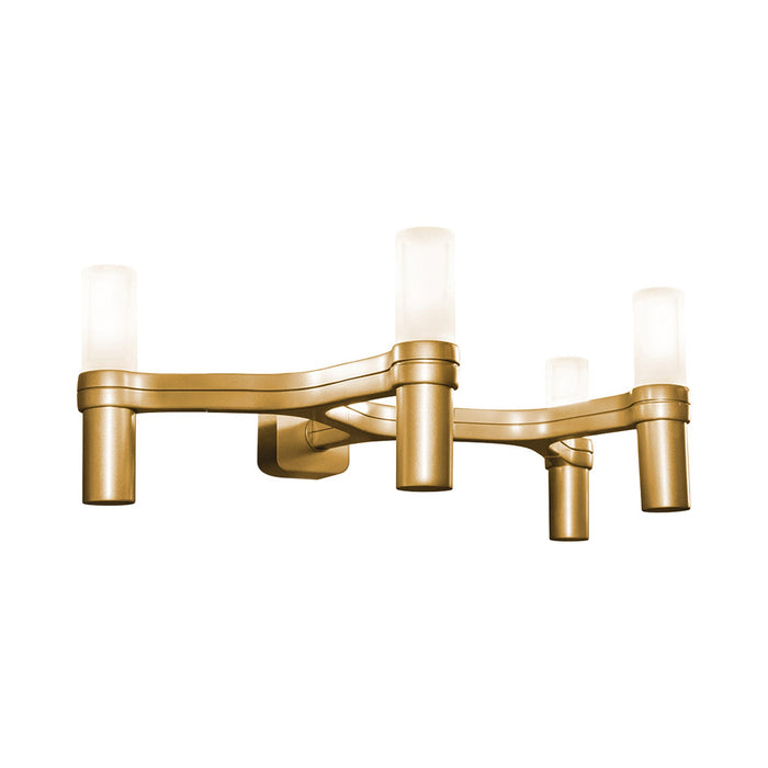 Crown Wall Light in Gold (4-Light).