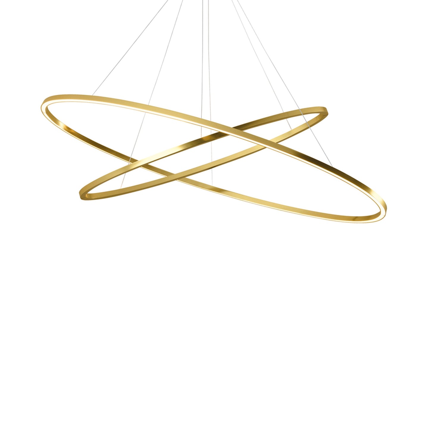 Ellisse LED Double Pendant Light in Detail.