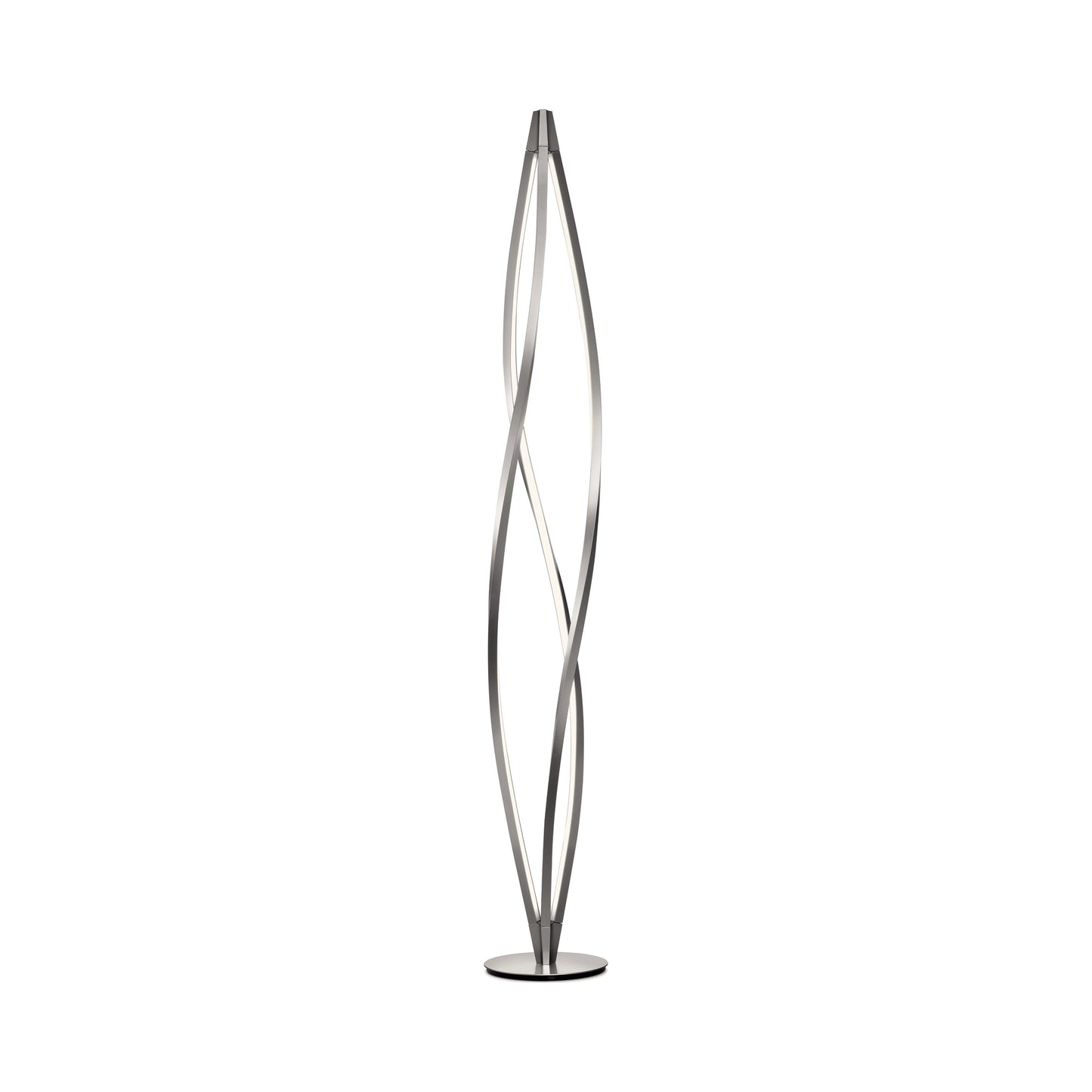 In The Wind LED Floor Lamp in Titan Grey.